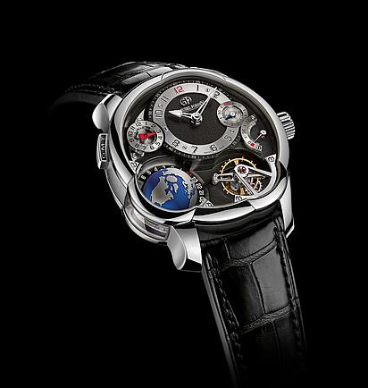 Replica Greubel Forsey Watch GMT Platinum Men